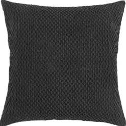 Pillows>Kirklands Home Woven Nubby Pillow Black
