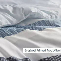 Kirklands Home Blake Blue Stripe 3-pc. King Comforter Set Hot