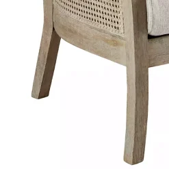 Kirklands Home Blake Cane Back Accent Chair Tan Clearance