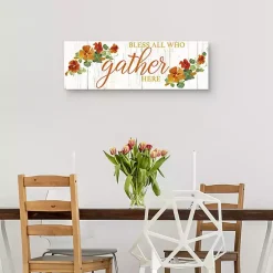 Fall>Kirklands Home Bless All Who Gather Here Fall Canvas Art Print