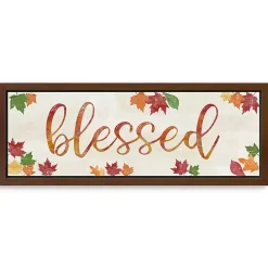 Fall>Kirklands Home Blessed Leaves Framed Canvas Art Print