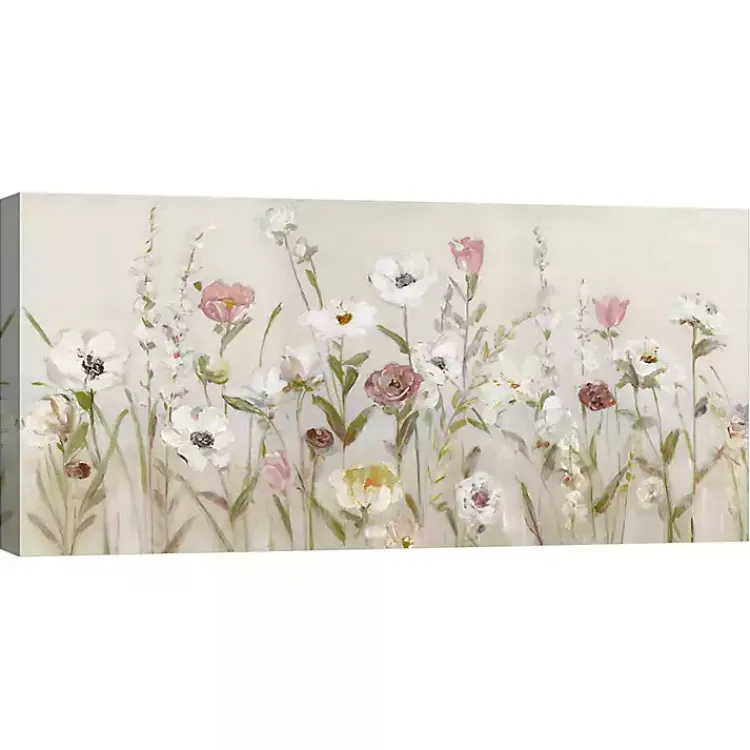 Kirklands Home Blooming Around Canvas Art Print Tan Sale