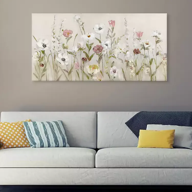 Kirklands Home Blooming Around Canvas Art Print Tan Sale