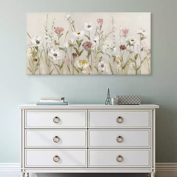 Kirklands Home Blooming Around Canvas Art Print Tan Sale