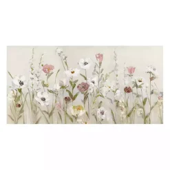 Kirklands Home Blooming Around Giclee Canvas Art Print Tan Clearance