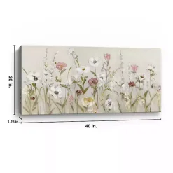 Kirklands Home Blooming Around Giclee Canvas Art Print Tan Clearance