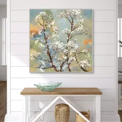 Kirklands Home Blooming Branches Framed Canvas Art Print Sale