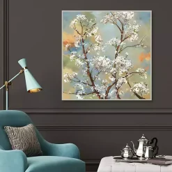 Kirklands Home Blooming Branches Framed Canvas Art Print Sale