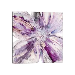 Kirklands Home Blossom Burst Canvas Art Print Purple Hot