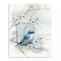 Kirklands Home Blossoms & Bluebird I Canvas Art Print, 16x20 in. Outlet