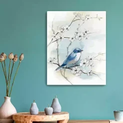 Kirklands Home Blossoms & Bluebird I Canvas Art Print, 16x20 in. Outlet