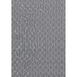 Kirklands Home Blue & Ivory Checkered Indoor/Outdoor Rug, 6x9 Sale