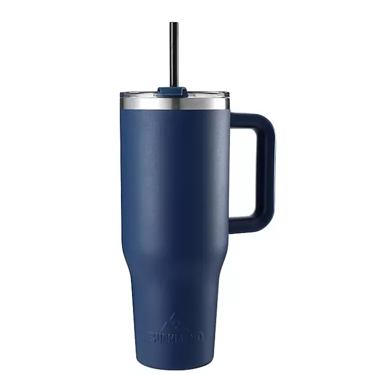 Kirklands Home 40 oz. Insulated Travel Tumbler Blue Discount
