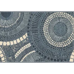 Kirklands Home Blue & White Circles Indoor/Outdoor Rug, 2x3 Sale
