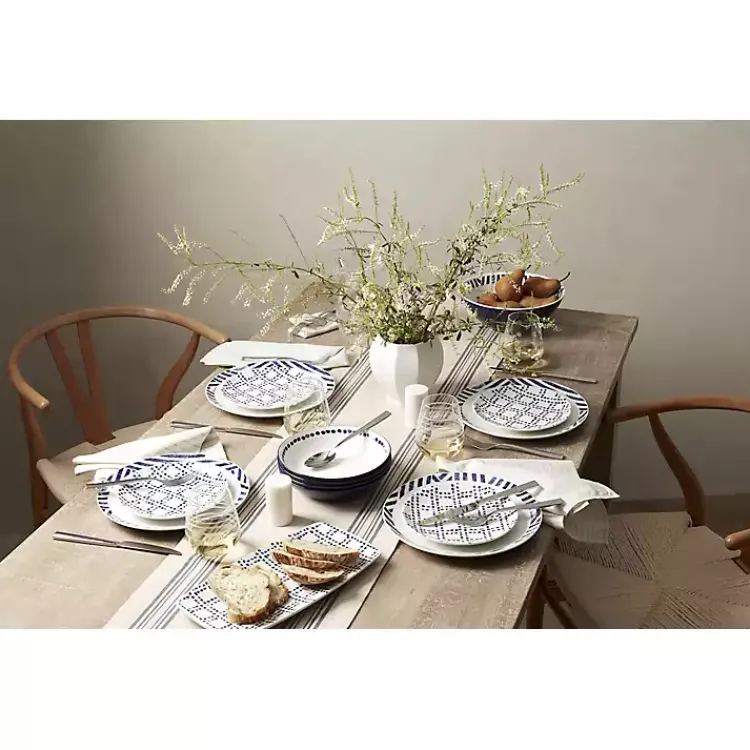 Kirklands Home Blue & White Harbour 12-pc. Dinnerware Set