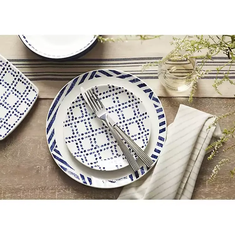 Kirklands Home Blue & White Harbour 12-pc. Dinnerware Set