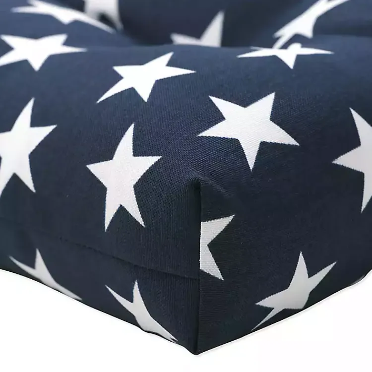 Kirklands Home Blue & White Stars Outdoor Seat Cushions, Set of 2 Sale