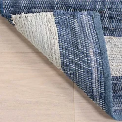 Kirklands Home Blue & White Striped Indoor/Outdoor Rug, 6x9 Sale