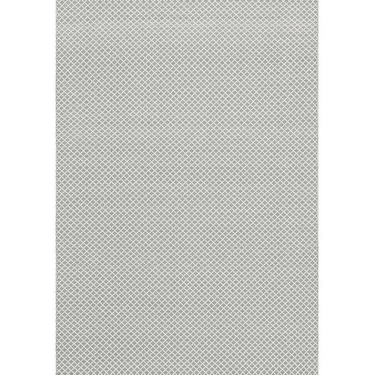 Kirklands Home Blue & White Trellis Indoor/Outdoor Rug, 4x6 Best
