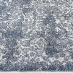 Kirklands Home Abstract Area Rug, 5x7 Blue New
