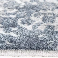 Kirklands Home Abstract Area Rug, 5x7 Blue New