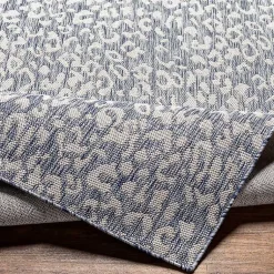 Kirklands Home Blue Amur Outdoor Rug, 5x7 Sale