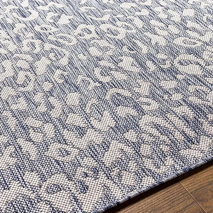 Kirklands Home Blue Amur Outdoor Rug, 9x12 Clearance