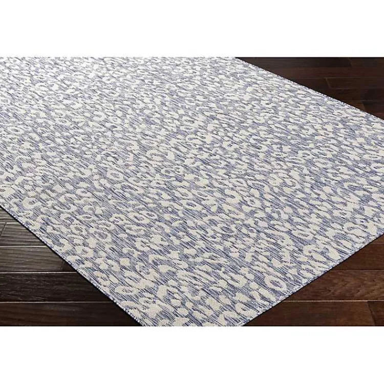 Kirklands Home Blue Amur Outdoor Rug, 9x12 Clearance