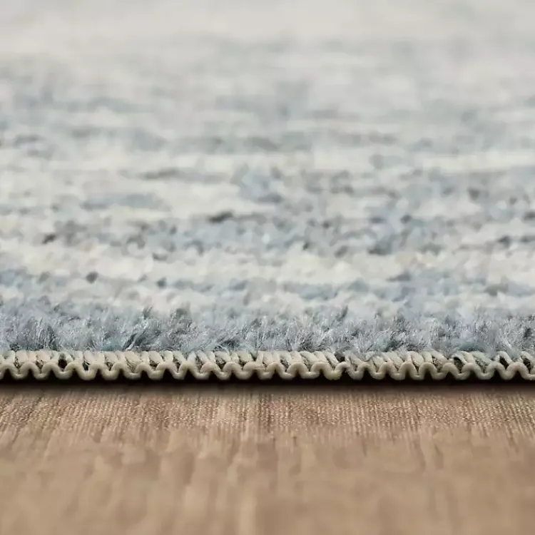 Kirklands Home Blue and Cream Blackwell Runner, 2x8 Best