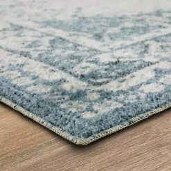 Kirklands Home Blue and Cream Blackwell Area Rug, 8x10 Hot