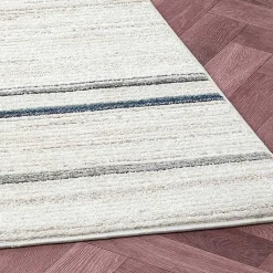 Kirklands Home Blue and Gray Contemporary Geo Area Rug, 7x9 Hot