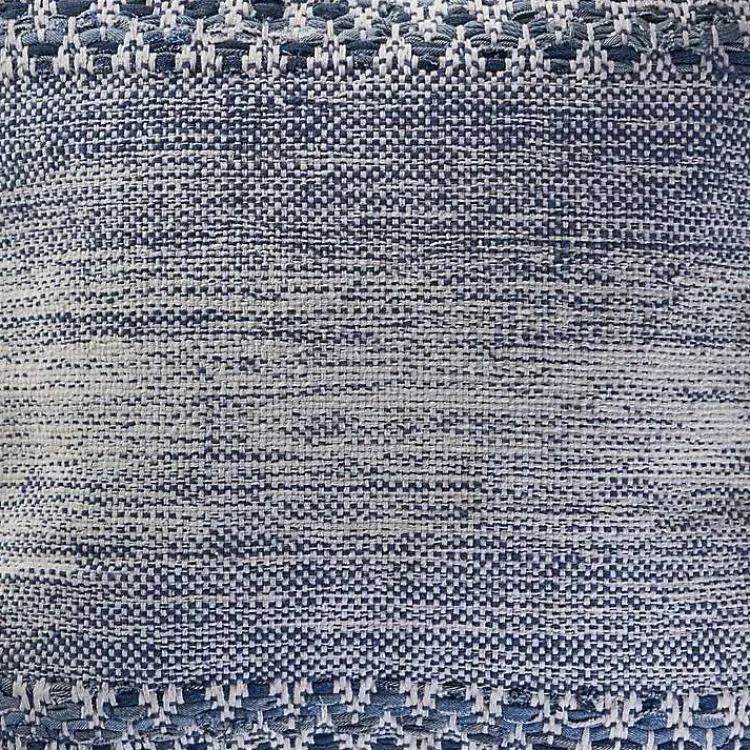 Pillows>Kirklands Home and Ivory Textured Wavy Accent Pillow Blue