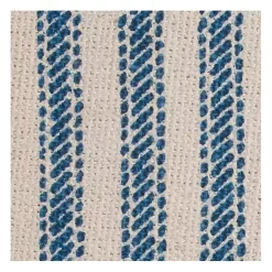 Pillows>Kirklands Home and Natural Ticking Stripe Pillow Blue