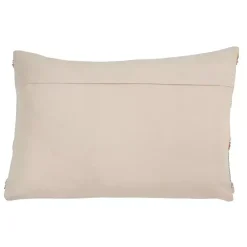 Pillows>Kirklands Home Blue and Horizontal Stripe Throw Pillow Orange