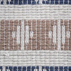 Kirklands Home Blue and Stone Diamond Table Runner, 108 in. Hot