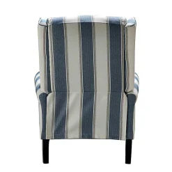 Kirklands Home Blue and Tan Stripe Traditional Recliner Hot
