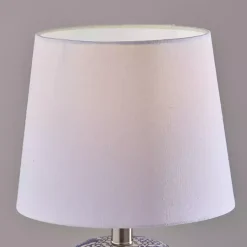 Kirklands Home Blue and Ceramic Table Lamps, Set of 2 White Best