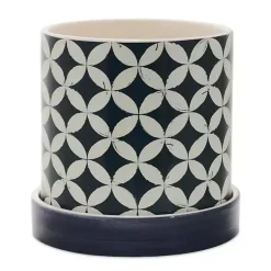 Kirklands Home Blue and White Coastal Planters, Set of 2 Online