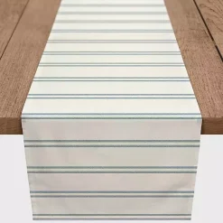 Kirklands Home Blue and White Country Stripe Table Runner, 72 in. Best