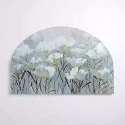 Kirklands Home Blue and White Florals Arched Canvas Art Print Best