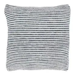Pillows>Kirklands Home Blue and White Woven Stripes Pillow