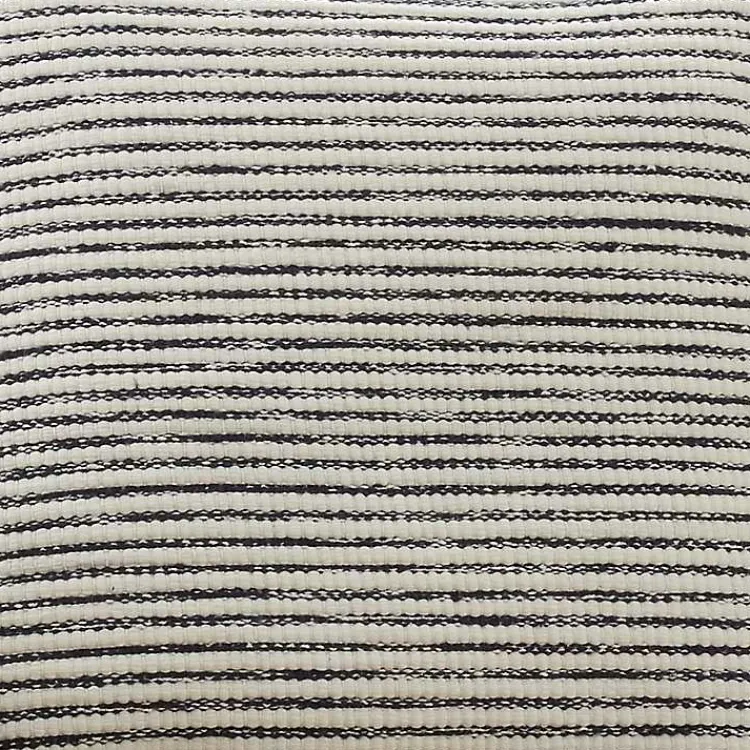 Pillows>Kirklands Home Blue and White Woven Stripes Pillow