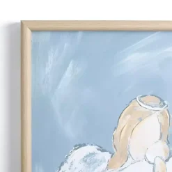 Kirklands Home Blue Angel I Framed Art Print New