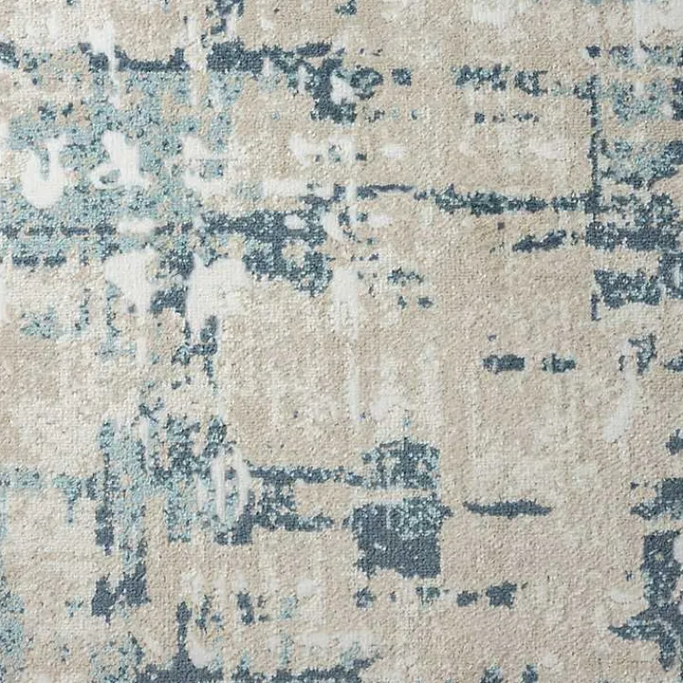Kirklands Home Blue Avalon Abstract Pattern Area Rug, 5x8 Sale