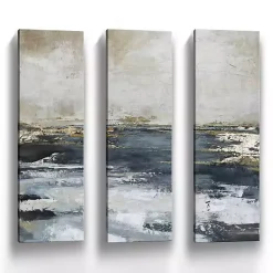 Kirklands Home Bay Canvas Art Prints, Set fof 3 Blue