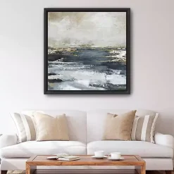Kirklands Home Blue Bay Framed Canvas Art Print, 40x40 in. New