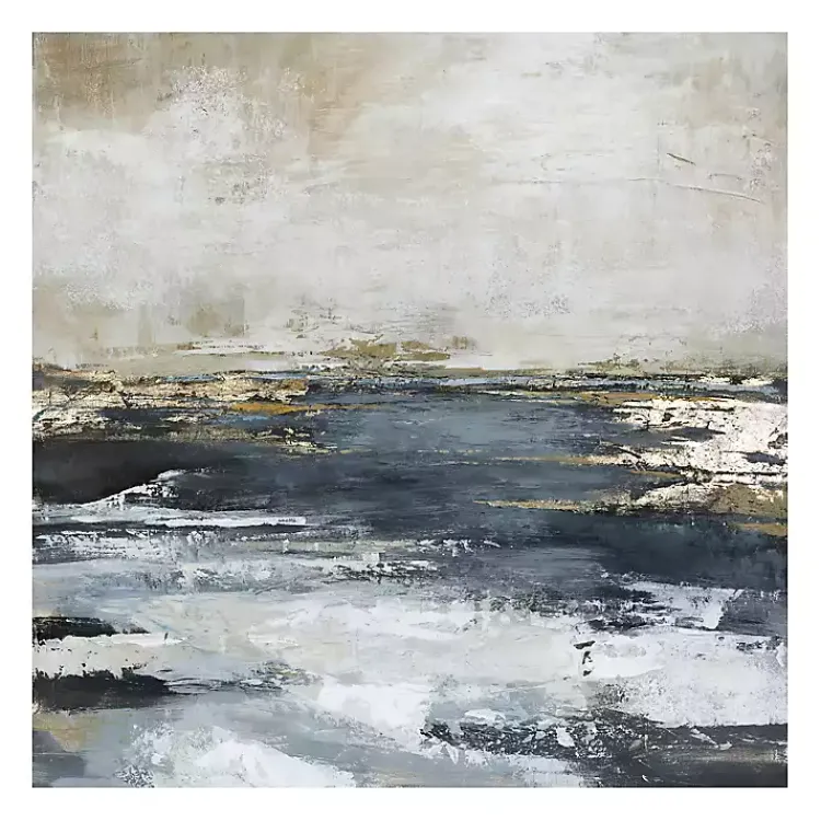 Kirklands Home Blue Bay Giclee Canvas Art Print, 30x30 in. New