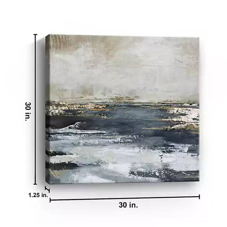 Kirklands Home Blue Bay Giclee Canvas Art Print, 30x30 in. New