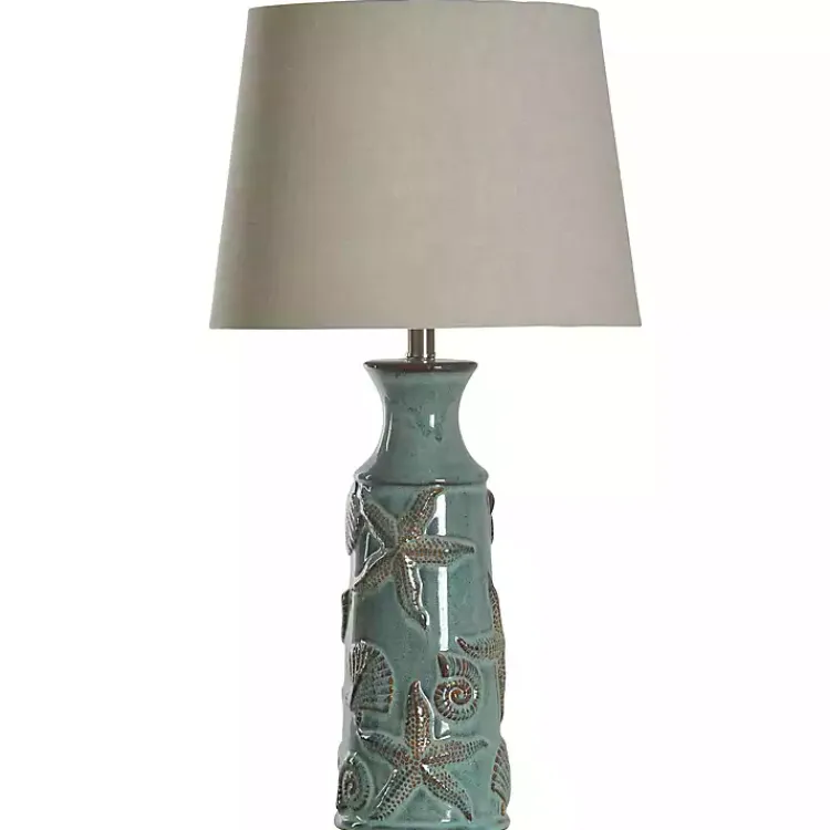 Kirklands Home Blue Bay Nautical Ceramic Table Lamp Tan Online