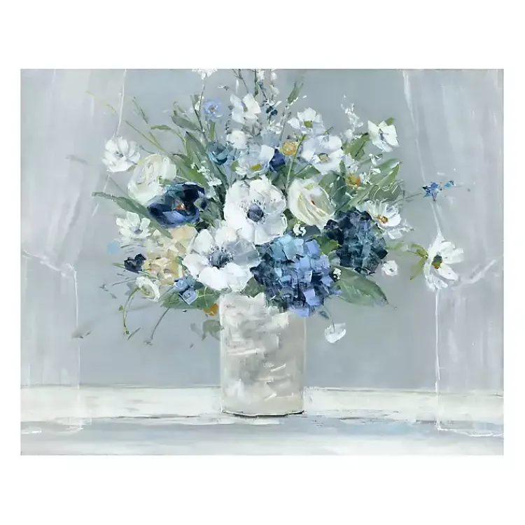 Kirklands Home Blue Be Happy Giclee Canvas Art Print Multi Discount